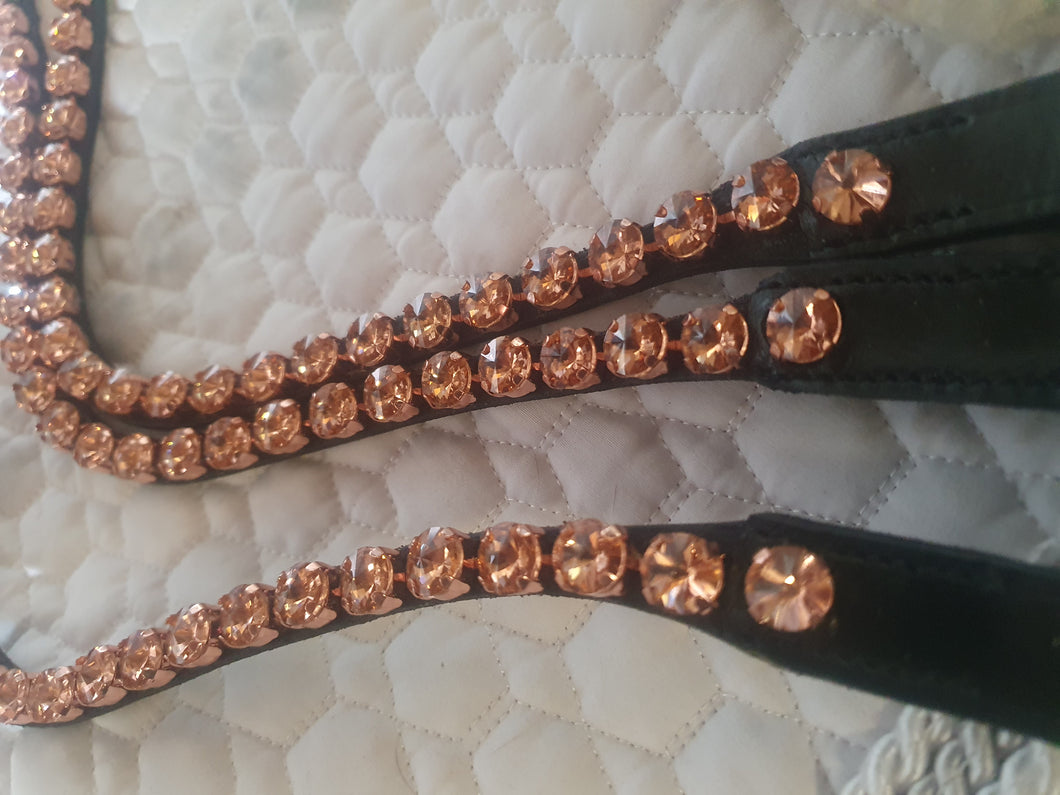 10mm rose gold browband