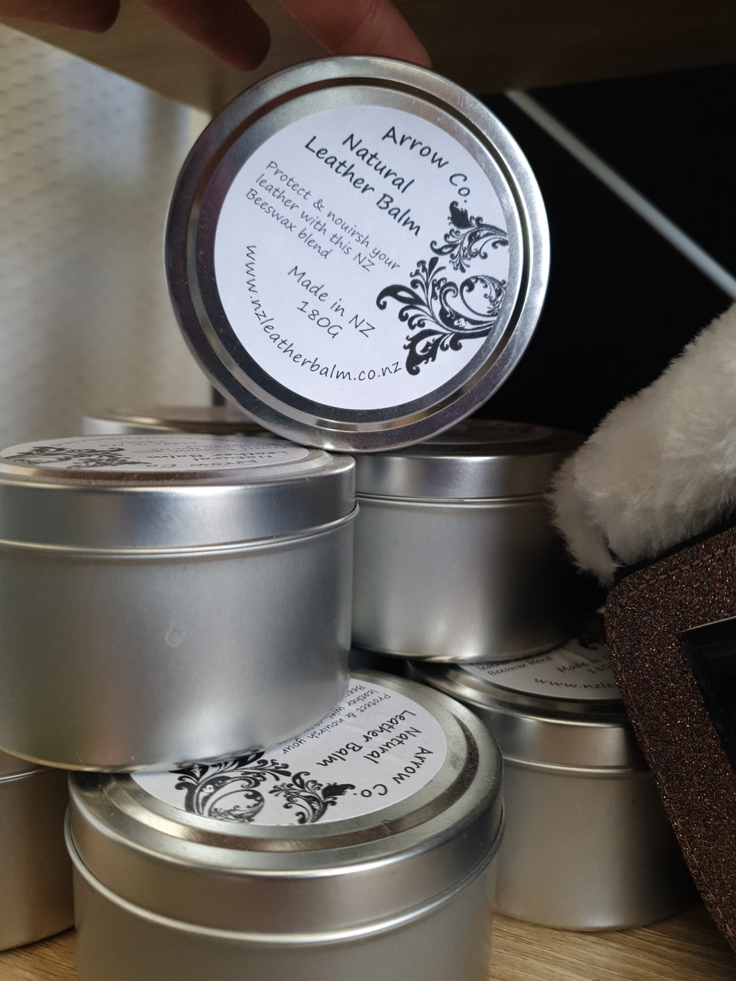 Leather balm