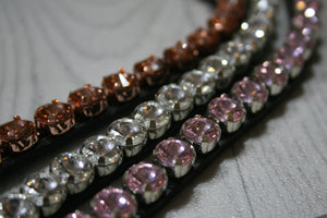 10mm Rose Gold Crystal Wave