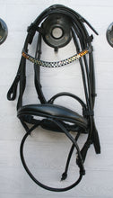 Load image into Gallery viewer, ATHENA - Black rolled bridle