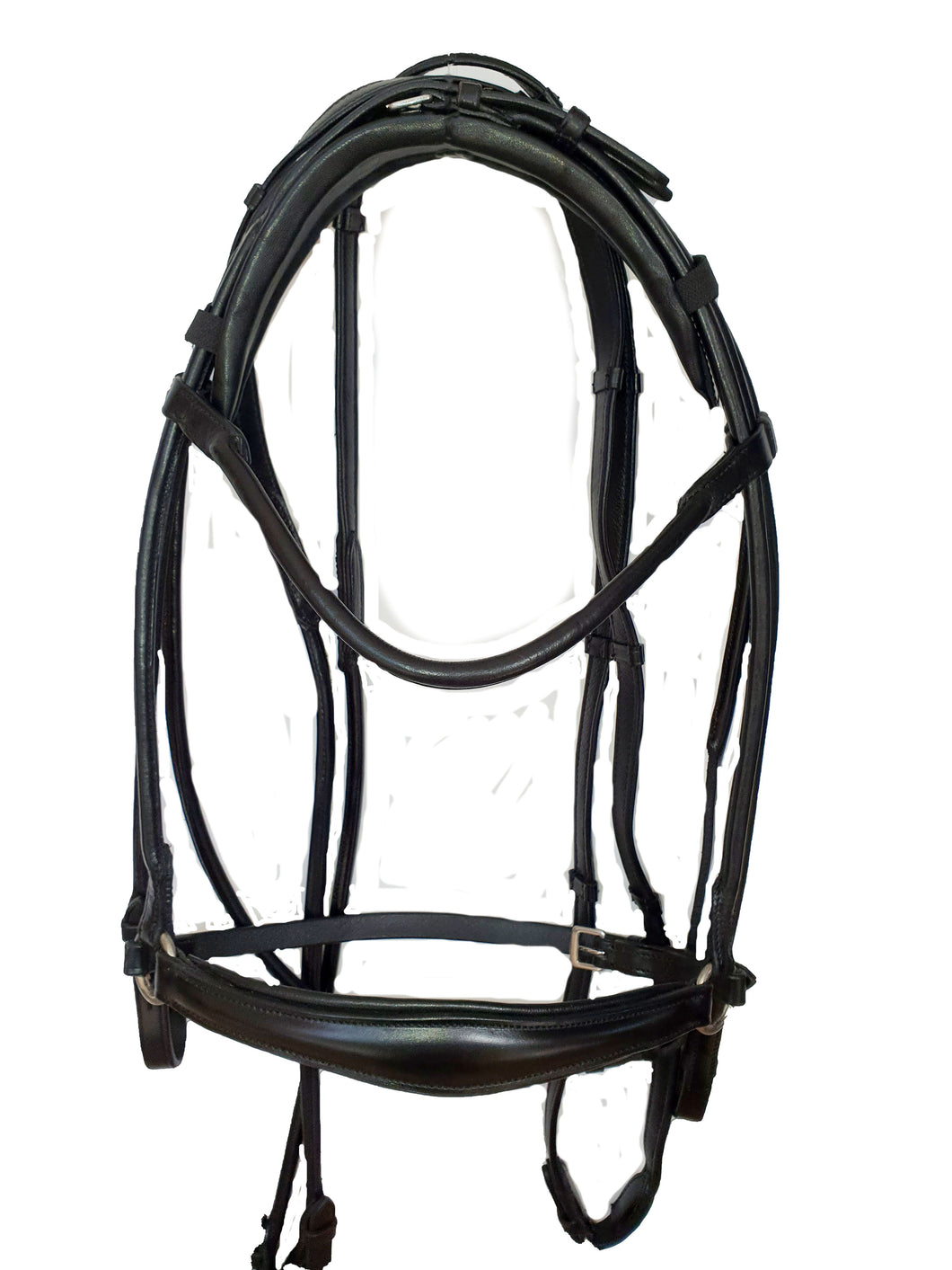 EROS - Drop noseband in rolled leather