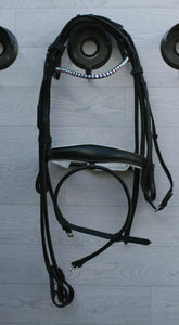 ATHENA - Black rolled bridle